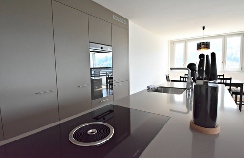 Kriens Apartment | Unforgettable Dream View Apartment with Home Cinema & Terrace