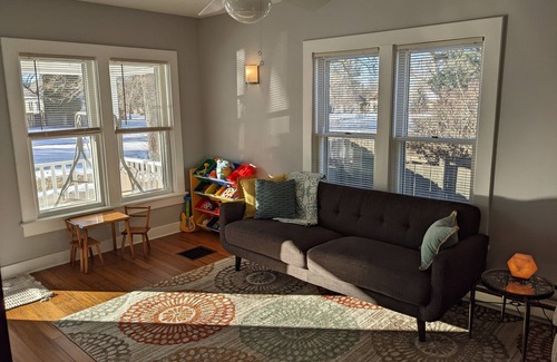 Spearfish House | Bright 2BR Retreat Steps from Downtown - Pet Friendly & Family Ready