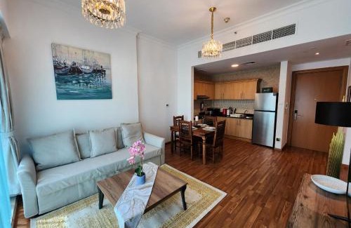 Business Bay Apartment | Elegant 1 Bedroom Retreat on the Canal with Pool Access
