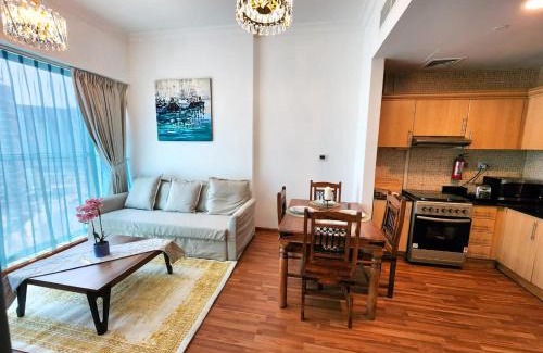 Business Bay Apartment | Elegant 1 Bedroom Retreat on the Canal with Pool Access