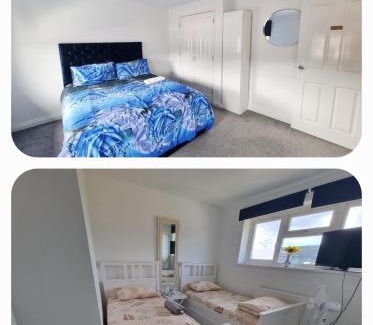 London Borough of Hounslow House | Bright and Spacious King & Double Rooms, Free Private Parking, Close to Heathrow