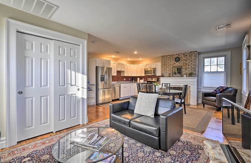 Greenport Apartment | Bright Apartment Steps from Greenport Harbor with Ocean Views