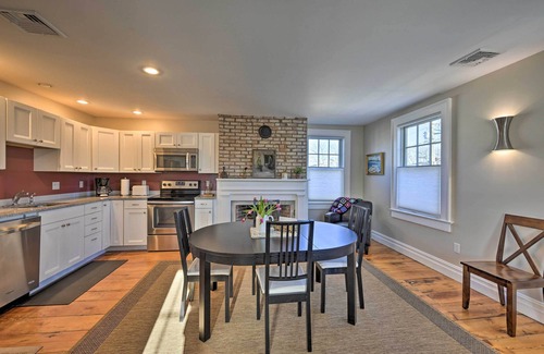 Greenport Apartment | Bright Apartment Steps from Greenport Harbor with Ocean Views