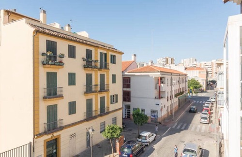 Perchel Norte Apartment | Bright Downtown Malaga Apartment with Oceanfront Views