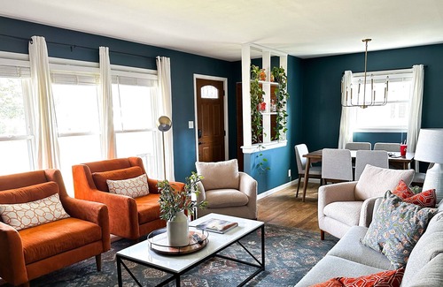 Bon Air House | Bright & Beautiful Louisville Retreat- Whiskey Rose 🌹