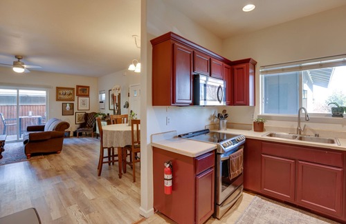 Old Farm District House | Bright Bend Home with Patio Near Downtown & Pet-Friendly