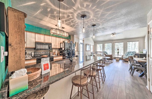 Cloudcroft Condo | Inviting Cloudcroft Condo with Game Room & Cozy Deck!