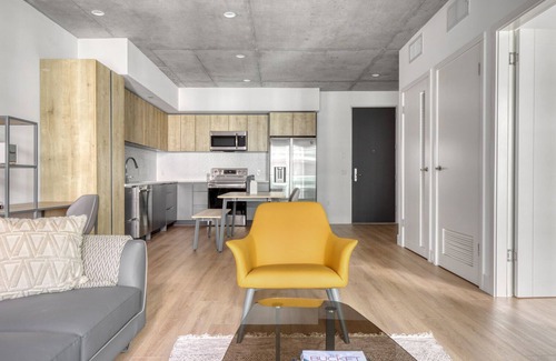 City West Apartment | Inviting Downtown 1BR with Pool, Gym & W/D near Staples