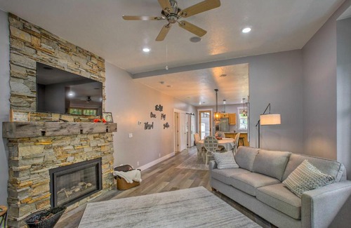 Ludington Apartment | Cozy Lower-Level Retreat Just 1 Mi from Lake Michigan