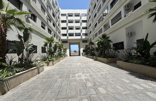 Casablanca Apartment | Bright studio with balcony & sea view, near port