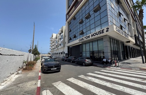 Casablanca Apartment | Bright studio with balcony & sea view, near port