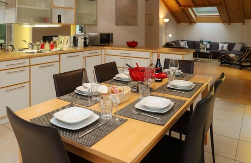 Zermatt Apartment | Relaxing Retreat at Brigitte by Interhome with Spa & Lake Views