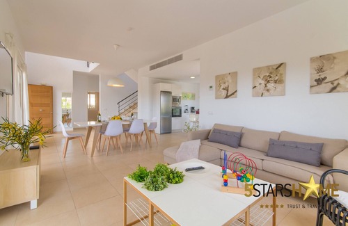 es Bacares Villa | Modern Villa for 8 with Private Pool Near Bacares Beach