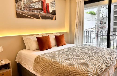 Jardins Apartment | Brise Studio na Pamplona Ar, Wi-Fi e Paulista a pé