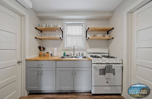 Lake Geneva Apartment | Exceptional Broad Street Suites #2 - Family-Friendly Retreat