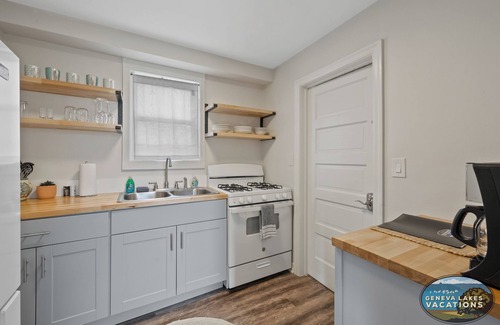 Lake Geneva Apartment | Exceptional Broad Street Suites #2 - Family-Friendly Retreat