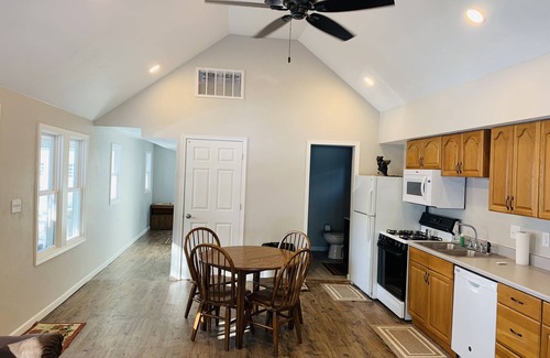 Shawano House | Unforgettable Brothers Lake Drive Chalet with Spa & Views