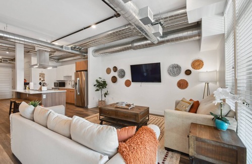 River North Art District Condo | Elegant Denver Rino Art Lofts with Huge Patio & Family Amenities