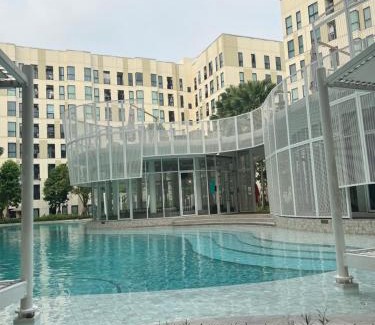 Bang Na Apartment | Relax at unio72: Oceanfront Pool with Family-Friendly Vibes