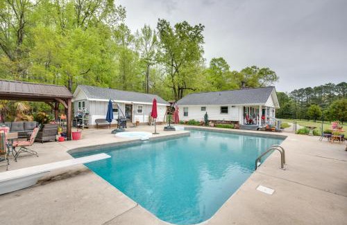 Buckhead House | Cozy Buckhead Cabin with Private Pool & Fireplaces