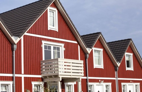 Dagebuell Apartment | Bude 7 directly on the dike in Dagebüll for 2 people with water view