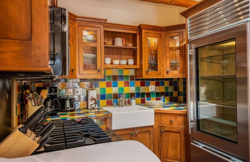 Historic Eastside House | Buena Suerte-Two Patios, Kiva Fireplace
