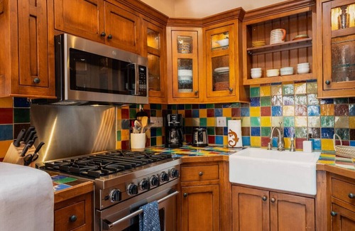 Historic Eastside House | Buena Suerte-Two Patios, Kiva Fireplace