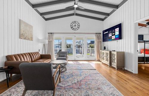 Cherry Grove Beach House | Relax at Bummer Busters: Family-Friendly with Pool & Hot Tub