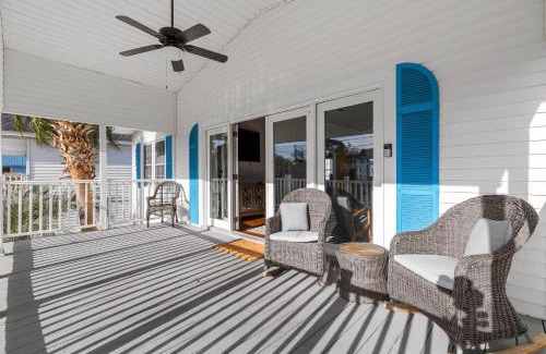 Cherry Grove Beach House | Relax at Bummer Busters: Family-Friendly with Pool & Hot Tub