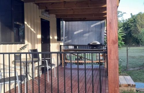 Coonarr Cabin | Cozy Bundaberg Cabin with Deck and Scenic Bush Views