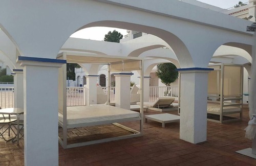 Sant Josep de sa Talaia Apartment | Relaxing Bungalow at Cala Tarida with Oceanfront Views