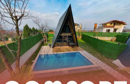 Masukiye Cabin | Relax at Bungalov Maşukiye Villa with Pool & Hot Tub