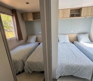 Lattes House | Bungalow 341, 6 à 8 pers, wifi, jardin, terrasse, Camping Siblu 4 étoiles le Lac des Rêves