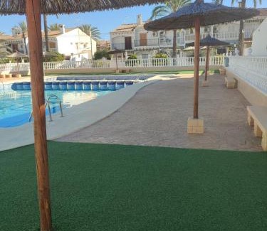 Gran Alacant House | Oceanfront Bungalow Deluxe Gran Alacant with Pool Access