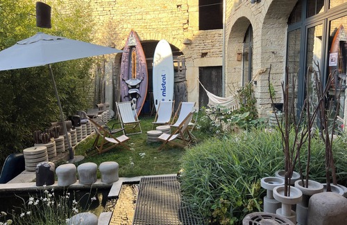 Annay-sur-Serein House | Serene Artist's Retreat by the River Near Charming Villages