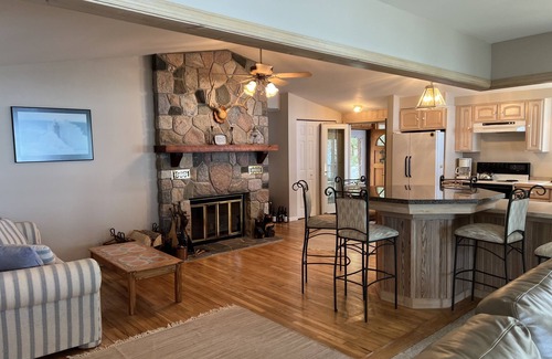 Cheboygan County Cottage | Lake Front Family Retreat at Burt Lake with Pool & Views