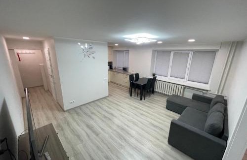 Panevezys Apartment | Central City Stay: Guest Rated 10/10 & Family Friendly