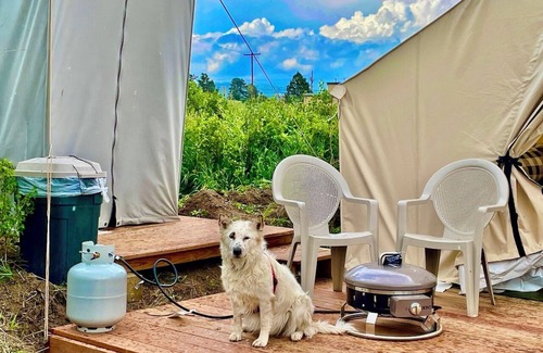 Monument Cabin | “Butterfly” Cozy Rustic Glamping + Outdoor Tub
