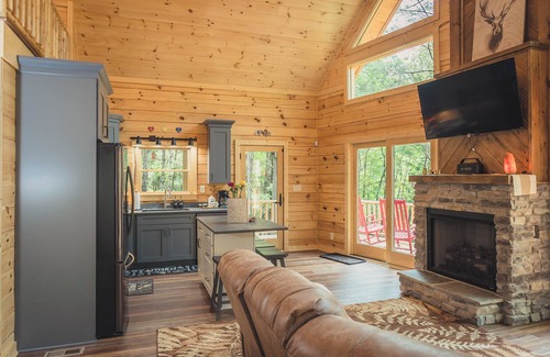 Ellijay Cabin | Experience Byrd View Mountain Lodge with Family-Friendly Perks