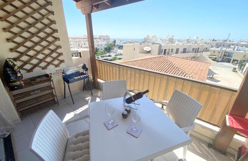 Paphos Apartment | Exceptional Stay at Byzantium Gardens - Ocean View Penthouse