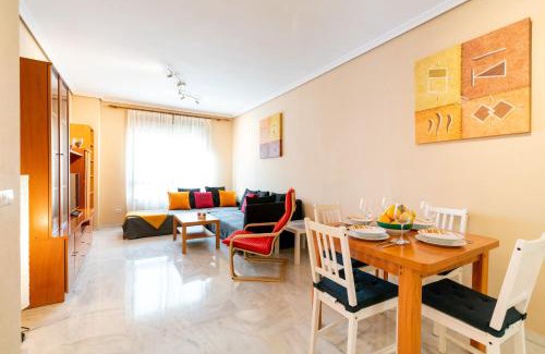 San Roque Apartment | Convenient Stay at Céntrico II with Donkey Parking Included