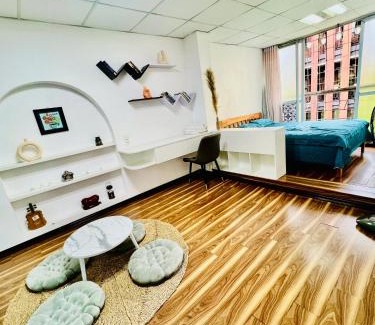 Hang Bai Apartment | Budget-Friendly 2-Bedroom Family Apartment with Kitchen