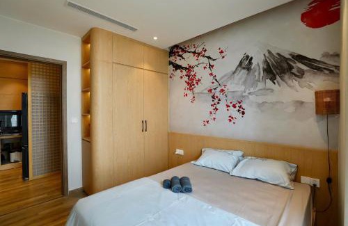 Van Giang Apartment | Căn hộ 3 ngủ Landmark 1 Ecopark tặng bồn khoáng