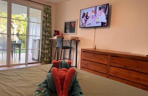 Gros Raisins Hotel | Relax at Cœur d'Hibiscus P&V: Oceanfront Retreat Awaits