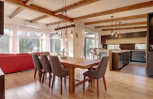 Stanstead Township Ski Chalet | Relax at Cristal Spa with Lake Memphremagog Access