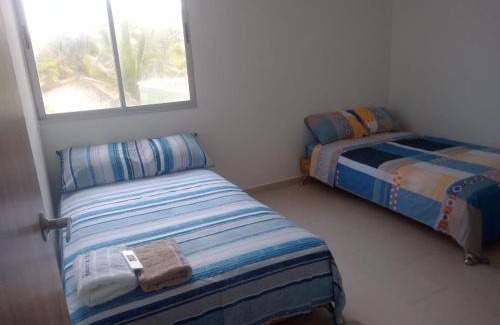 Covenas Apartment | Oceanfront Cabaña Apartamento Fontaine Bleu in Coveñas