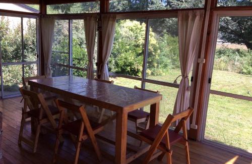San Martin de los Andes House | Idyllic Cabaña by the Stream with Hot Tub & Pet Friendly