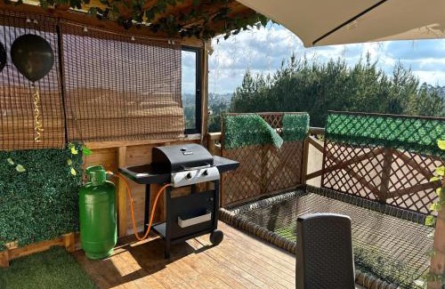 Guarne House | Relax in a Cozy Cabaña with Jacuzzi and BBQ Zone