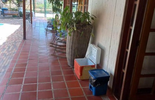 Tubara House | Idyllic Cabaña en Playa Mendoza: Pool & Pet Friendly Stay