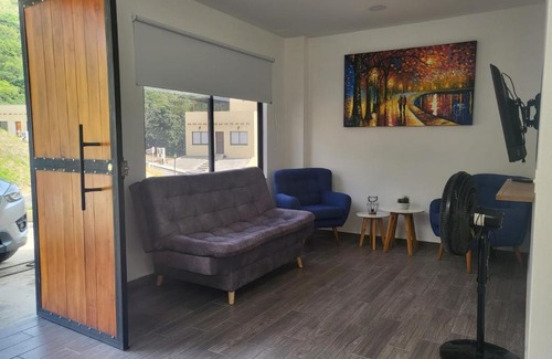 Otrabanda House | Pet-Friendly Cabaña en Sopetran with Pool & Hot Tub
